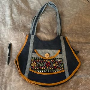Adorable 70’s Style Denim Purse